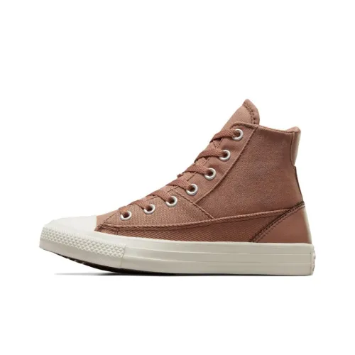 Converse Chuck Taylor All Star Пэчворк Устойчивые к истиранию Высокие Кеды Унисекс Коричневый