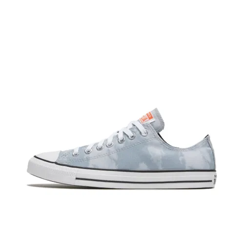 Converse Chuck Taylor All Star Износостойкие Низкие Кеды Унисекс Синие Белые