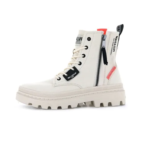 Палладий PALLATROOPER Zip Slip Resistant Abrasion Resistant High Топ Кеды Женские Хаки