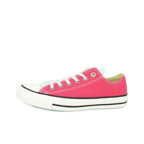 Converse Chuck Taylor All Star O Low Топ Кеды Женские Красный зеленый Пэчворк