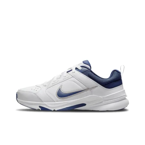 Nike Defy All Day Low Топ Толстая подошва Кроссовки Унисекс Белый Синий Серебряный Крючок