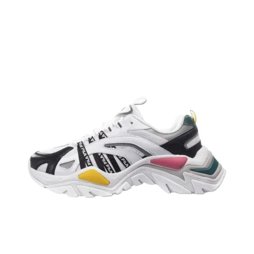 FILA Electrove Износостойкие Дышащие Низкие Кеды Женские Белые