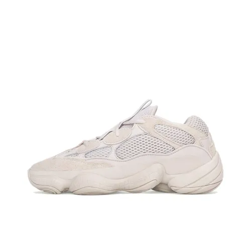 Adidas Originals Yeezy 500 Серый Белый 'Blush' Противоскользящий Низкий Топ Обувь с Толстой Подошвой Унисекс