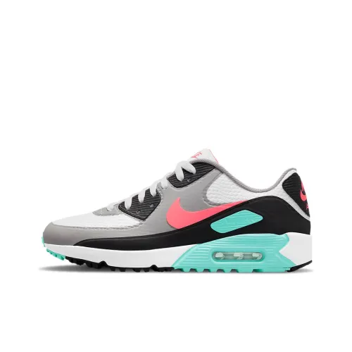 Nike Air Max 90 GOLF 'Южный пляж' Низкий топ Обувь для гольфа Мужская Серый Красный Синий