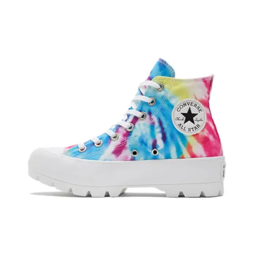 Converse Chuck Taylor All Star High Топ Кеды Женские Радужный Tie Dye