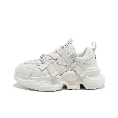 BAIJIHONG Легкий увеличивающий высоту и дышащий низкий топ повседневные спортивные кроссовки 6 см женские