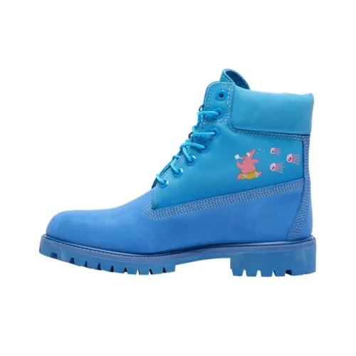 SPONGEBOB SQUAREPANTS x Timberland Короткая Уличная Обувь Мужская Синяя