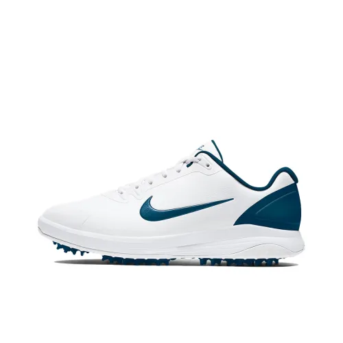 Nike Air Zoom Infinity G Shock Absorbers Slip-Resistant Abrasion-Resistant Низкий Топ Обувь для гольфа Унисекс Белый Синий