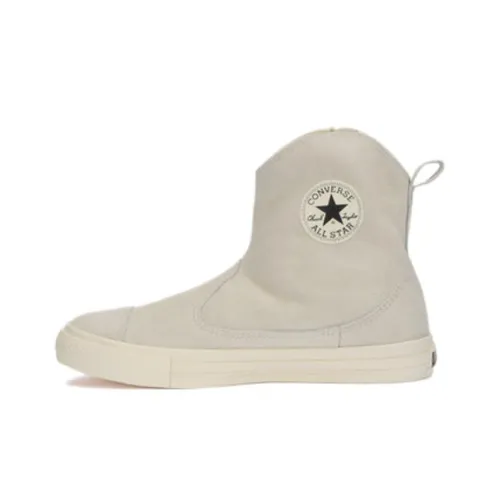 Converse Chuck Taylor All Star Замша Westernboots Ii Z Hi High Топ Кеды Унисекс Бежевый Версия для Японии