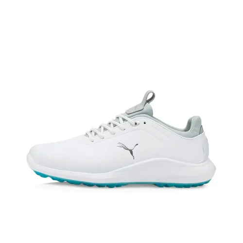 PUMA REBOUND Golf Shoes Женские Белые Серебряные