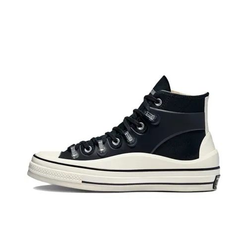 Kim Jones x Converse Chuck 70 Износостойкий и Легкий Высокий Топ Кеды Унисекс Черный Белый