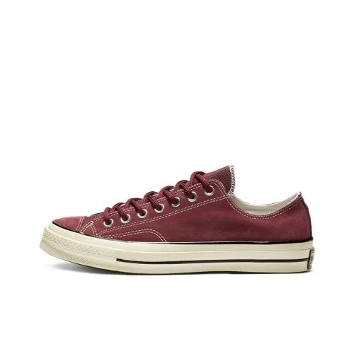 Converse 1970s Low Top Canvas Shoes Unisex Burgundy Конверс 1970s Низкие Кеды Унисекс Бордовые