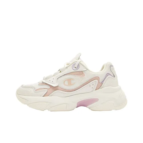 Champion Champ Ferry Low Топ Толстая подошва Кроссовки Женские Розовый Абрикос