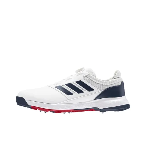 Adidas Traxion Lite BOA 2,0 GOLF Устойчивый к истиранию Низкий Топ Обувь для гольфа Мужская Белый Синий