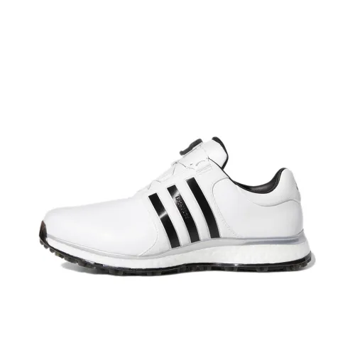 Adidas Tour360 XT SL BOA Slip-Resistant Coating Низкий Топ Гольф Обувь Мужская Белый Черный