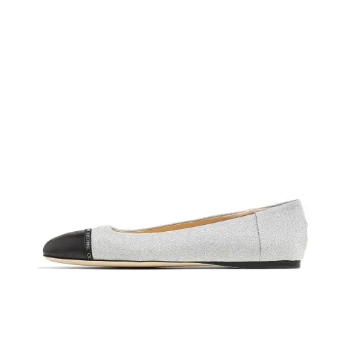 Jimmy Choo Watson Планшет Женская Повседневная Обувь Женская Серебристая Черная