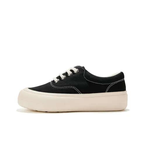 Feiyue Canvas Shoes Low Top Black Women's