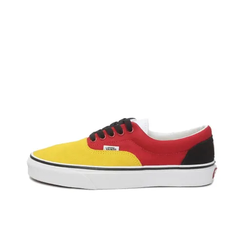 Vans Era Low Топ Кеды Унисекс Желтый Красный