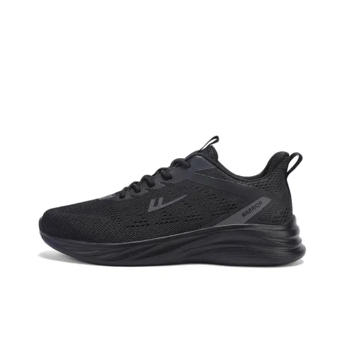 Warrior Casual Low Top Pure Black Men's
