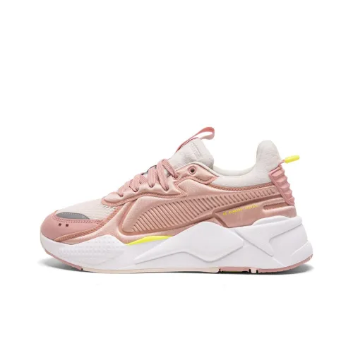 PUMA RS X Softcase Low Топ Толстая подошва Кроссовки Унисекс Розовые