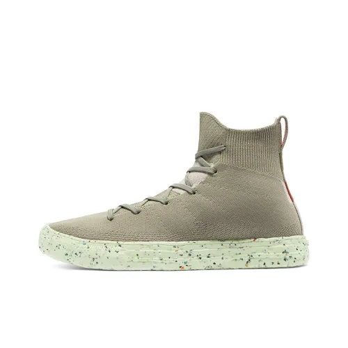 Converse Chuck Taylor All Star Износостойкие Дышащие Высокие Кеды Унисекс Оливково-зеленый