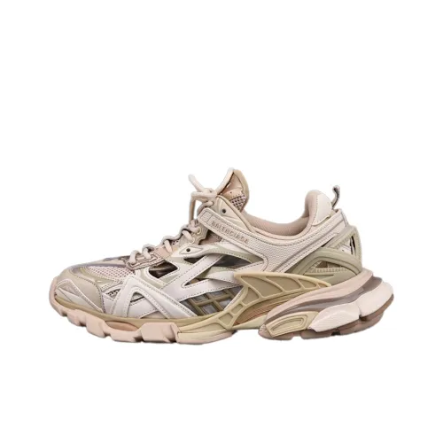 Balenciaga Track 2,0 Low Топ Толстоподошвенные кроссовки Женские Экрю