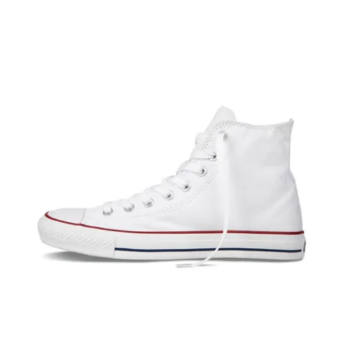 Converse Chuck Taylor All Star Оптический Белый Устойчивый к Износу Высокий Топ Кеды Унисекс Белый