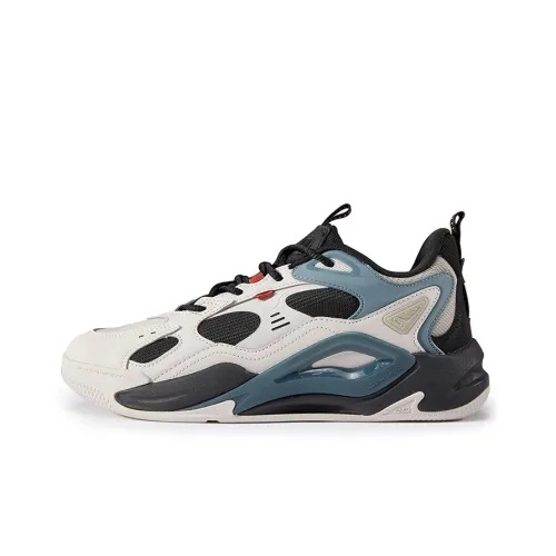 XTEP Liekong 2,0 Low Top Кроссовки с Толстой Подошвой Голубино-Серый/Черный/Deep Грязно-Серый Мужской