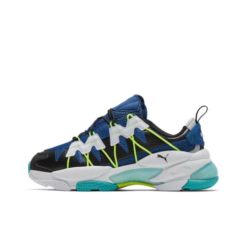 PUMA LQDCELL Lqd Cell Omega Низкий Топ Масло-Подошва Кроссовки Унисекс Черный Белый Синий
