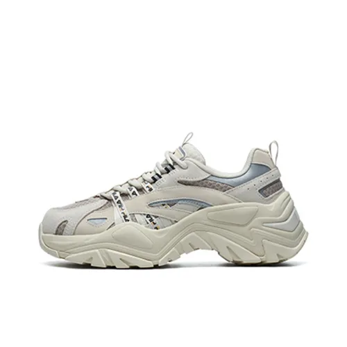 FILA Низкий топ массивные кроссовки женские бежевые