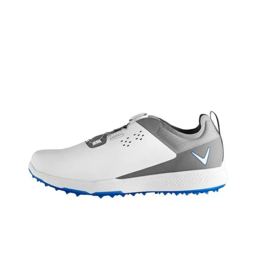 Callaway Амортизация Низкий Топ Гольф Обувь Мужская Белый Серый