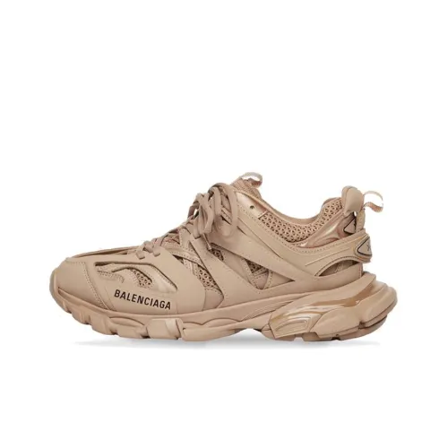 Balenciaga Track Low Top Толстая подошва Кроссовки Мужские Бежевые