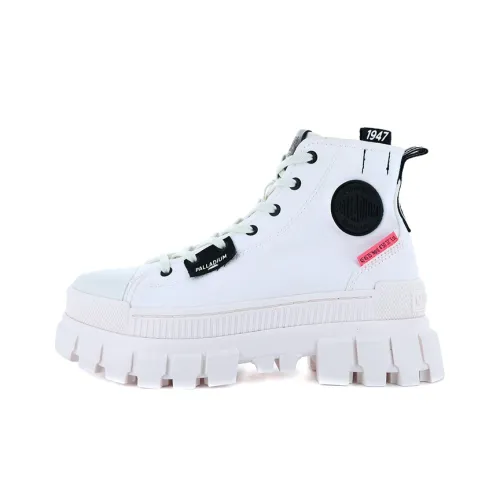 Палладий Revolt Hi TX Звезда Slip-resistant устойчивый к истиранию дышащий высокий топ кеды Женские Белые