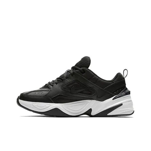Nike M2K Tekno Черный Низкий Топ Кроссовки с Толстой Подошвой Унисекс Черный Белый