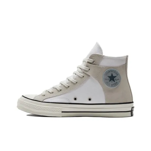 Converse 1970s High Top Canvas Shoes Unisex White Gray Конверс 1970s Высокие Кеды Унисекс Белый Серый