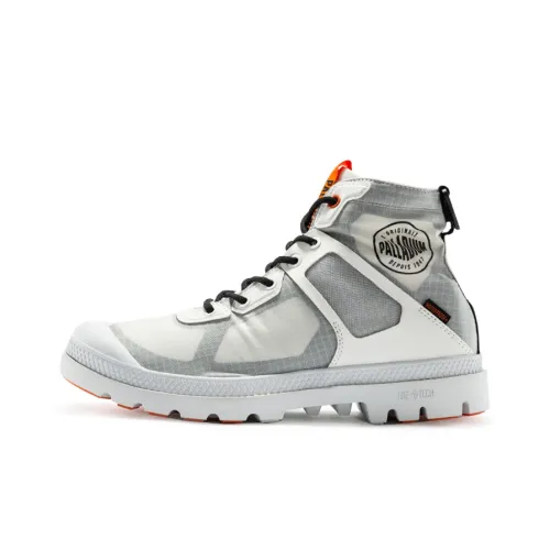 Palladium Pampa L+ VPR WP+ II Устойчивый к истиранию Водонепроницаемый Амортизирующий Высокий Топ Обувь Унисекс Белый