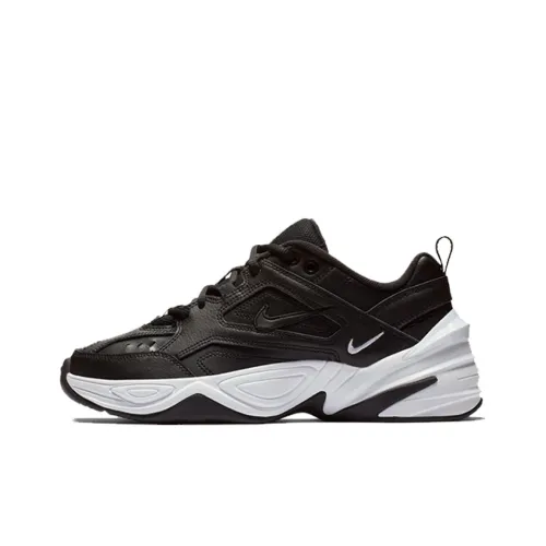 nike M2K Tekno Амортизация Рекомендуемый рост Увеличение Низкий Топ Толстая подошва Кроссовки Женские Белые