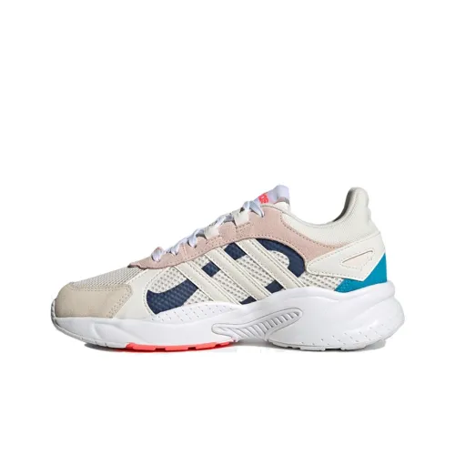 ADIDAS NEO Crazychaos Shadow Розовый Белый Синий Амортизация Низкий Топ Кроссовки с Толстой Подошвой Женские Розовый Белый Синий