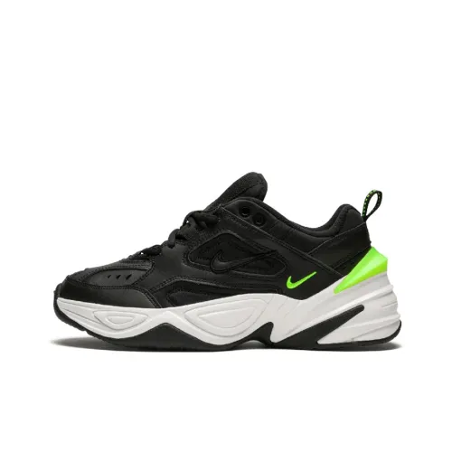Nike M2K Ekno Черный Volt Shock Absorbers Slip-resistant Low Top Footwear Women's Black Yellow