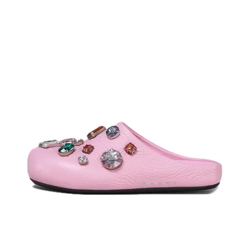 MARNI Домашние тапочки Женские Розовые