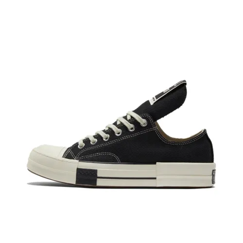 Rick Owens DRKSHDW x Converse 1970s Turbodrk Chuck Taylor All Star Low Top Кеды Унисекс Черный Белый