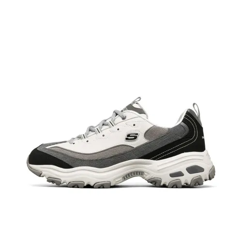Skechers D'Lites 1,0 Low-Top Мужские Кроссовки с Толстой Подошвой