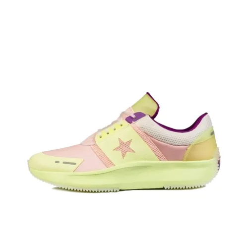 Конверс Run Star O Abrasion Resistant Дышащий Низкий Топ Кеды Женские Желтые