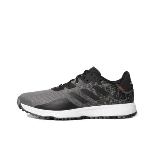Adidas S2G Slip-resistant Abrasion-resistant Low Top Golf Shoes Men's Gray Адидас S2G Противоскользящие Устойчивые к истиранию Низкие Топы Обувь для гольфа Мужская Серый