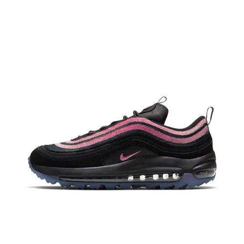 Nike Air Max 97 Low Топ Обувь для гольфа Женские Черный Блестящий розовый