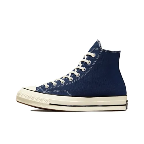 Converse Chuck Taylor All Star 70 1970s Устойчивые к истиранию высокие кеды унисекс Морской синий