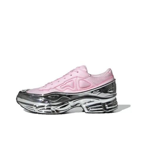 Adidas Originals Ozweego Шок Абсорберы Противоскользящие Низкие Топ Кроссовки с Толстой Подошвой Унисекс Розовые Серебристые