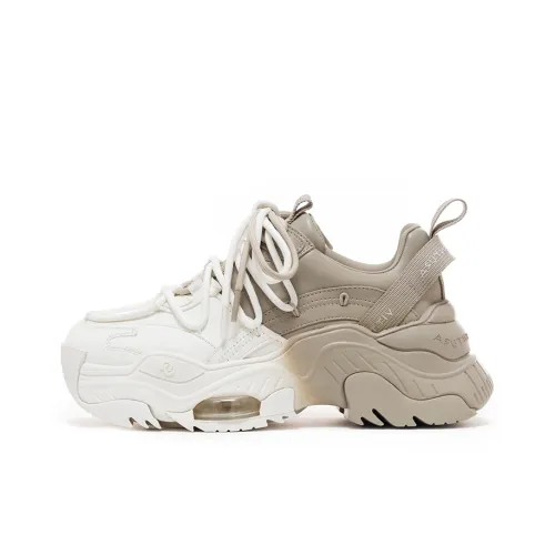 VITTORIO VENTURA Низкий Топ Платформа Многоцветный Женские Белый Mix Рис Серый