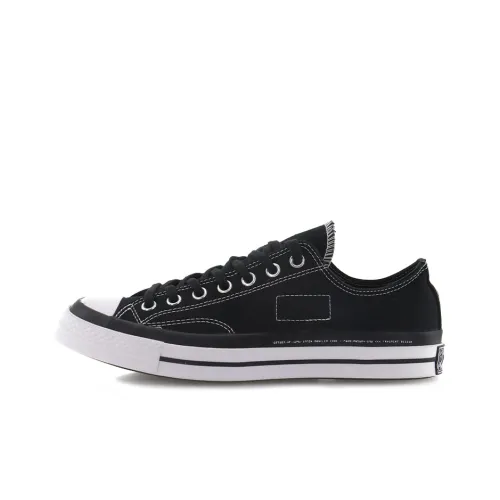 Fragment Design X 7 Moncler x Converse 1970s Износостойкий And Легкий Низкий Топ Кеды Унисекс Черный