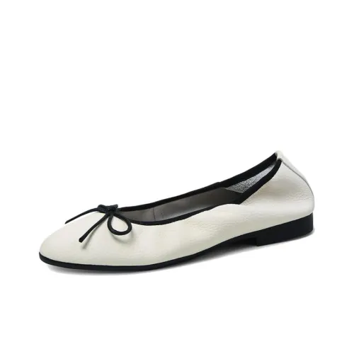 CAMEIDO Женские повседневные туфли экрю для женщин